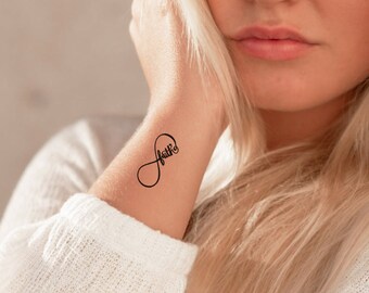 Infinity Tattoos Etsy