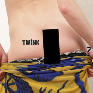 2x Twink Temporary Tattoo