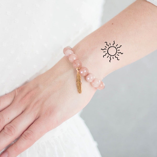 2 Tatouages temporaires Sunshine