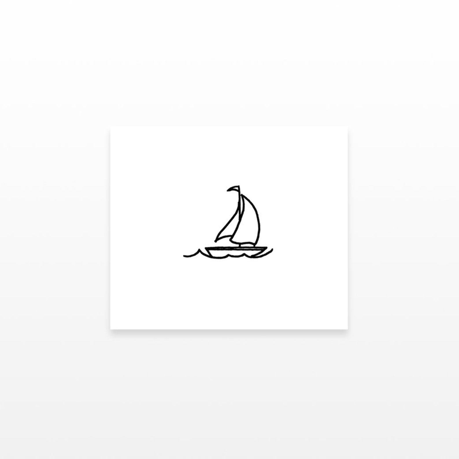 2 Sail Away Temporary Tattoos - Etsy