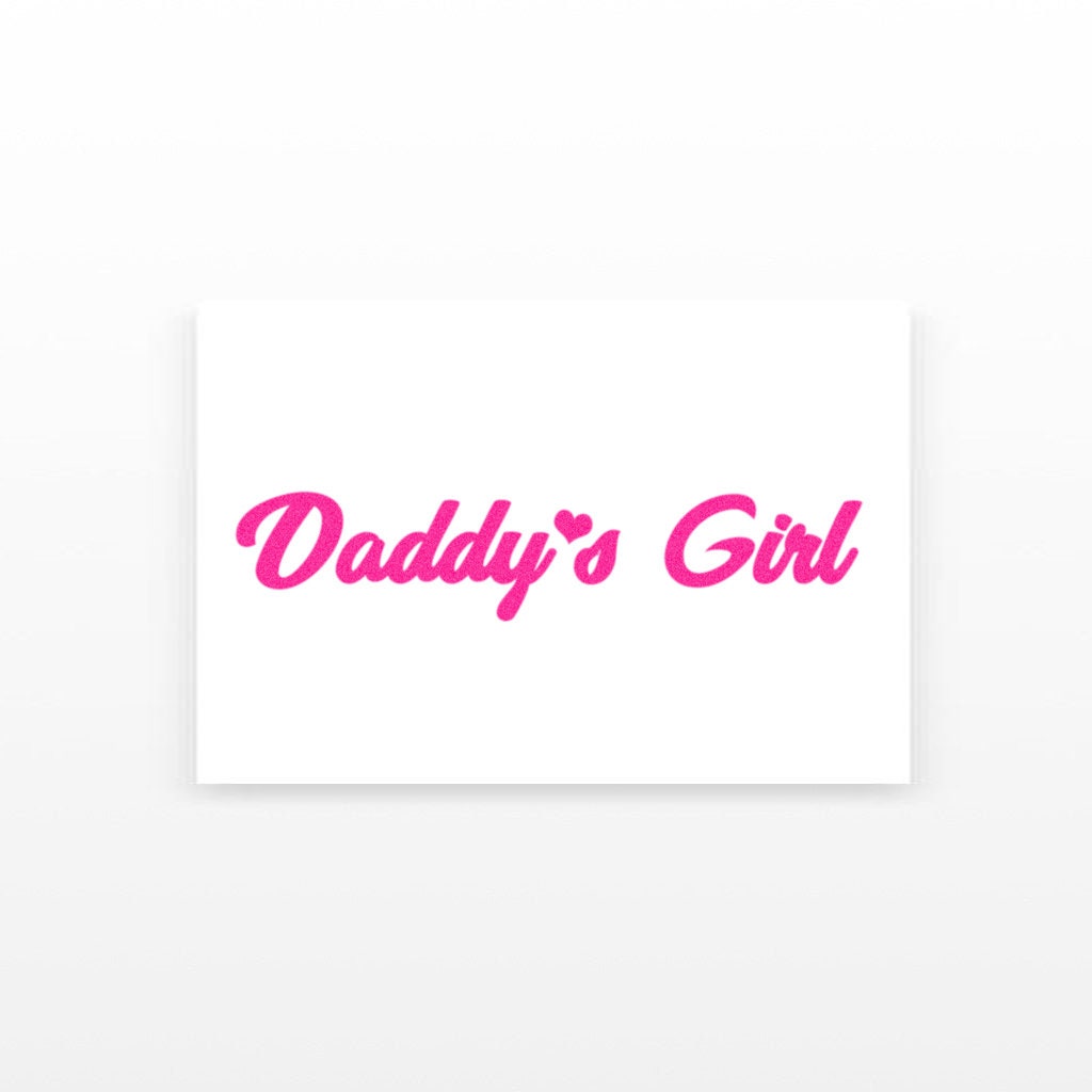 2x Daddys Girl Temporary Tattoo Etsy 