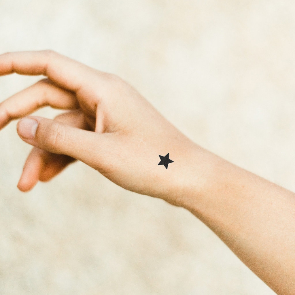 12 Star Temporary Tattoos - Etsy 12 Star Temporary Tattoos - Etsy