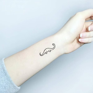 4 Dinosaur Temporary Tattoos