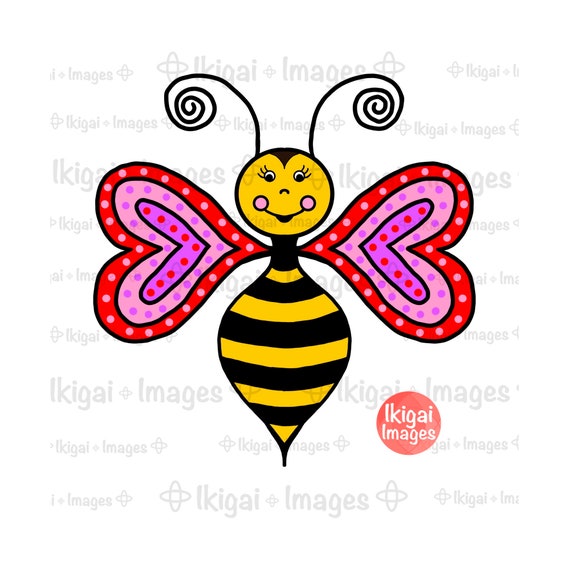 Download Bee Png Valentine Clipart Sublimation Design Download Etsy