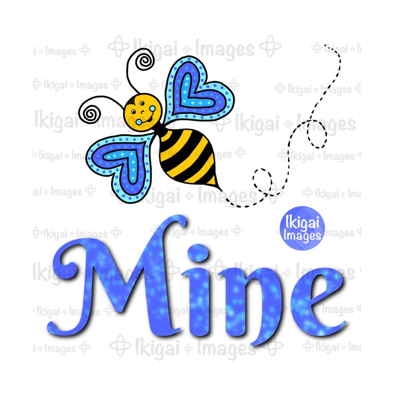 Download Bee Mine PNG Valentine Clipart Printable Sublimation File ...