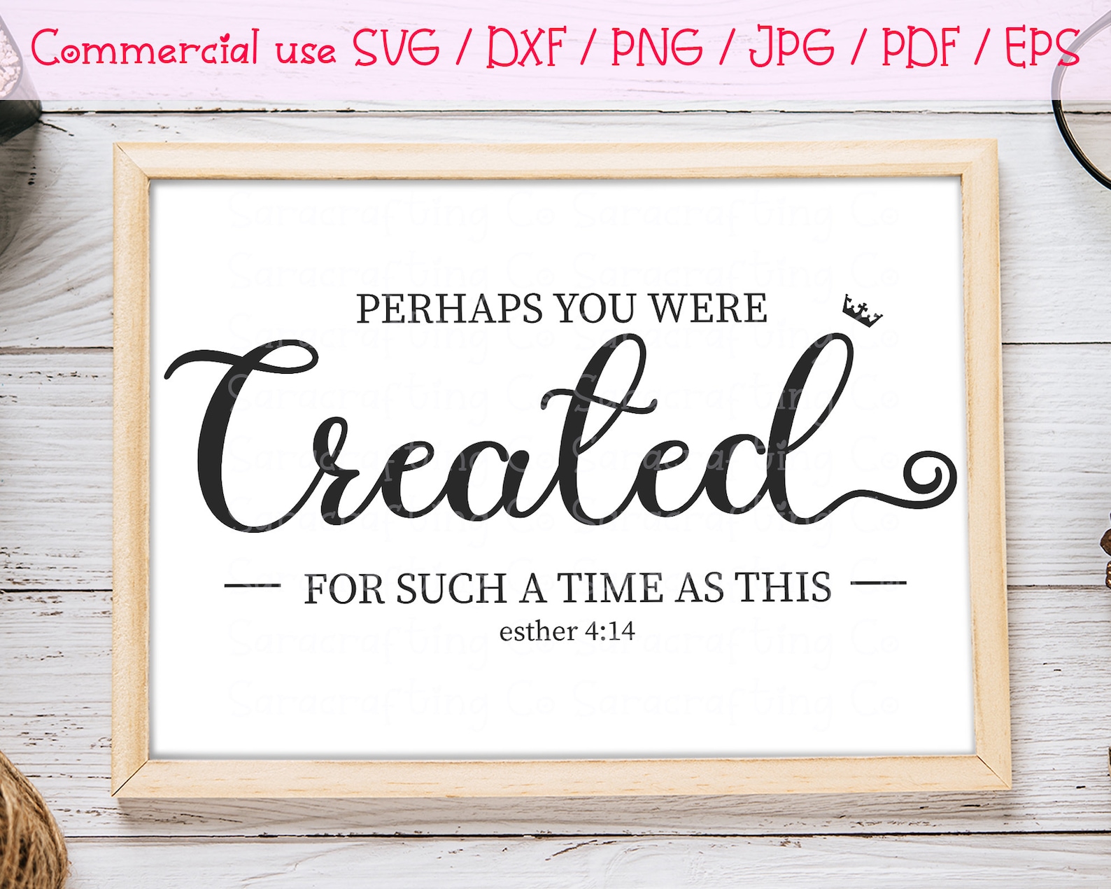 Perhaps You Were Created For such a time as this esther 4 14 Etsy