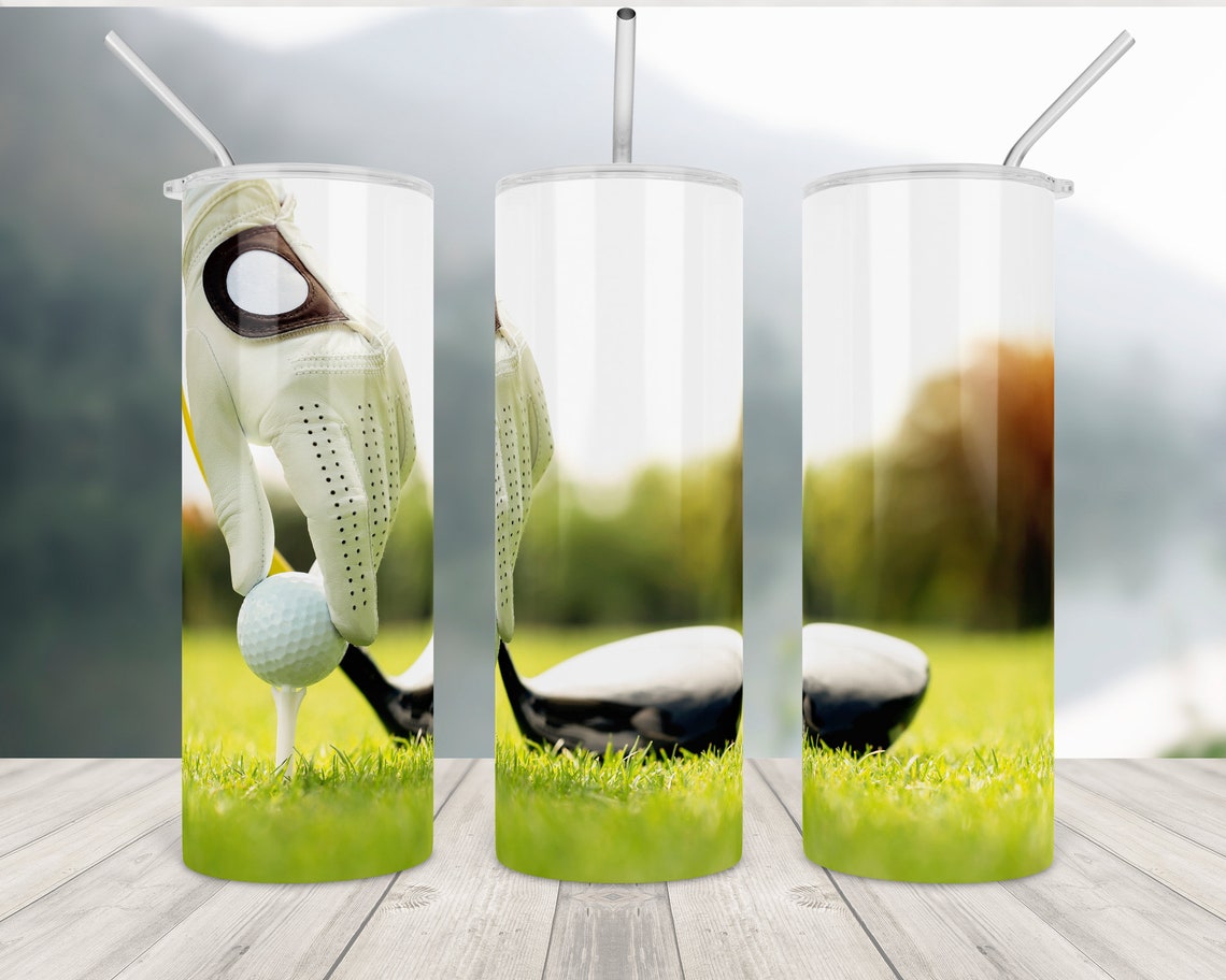 Golf Tumbler Wrap Golfer Gift Sublimation Design Golf Gifts Etsy