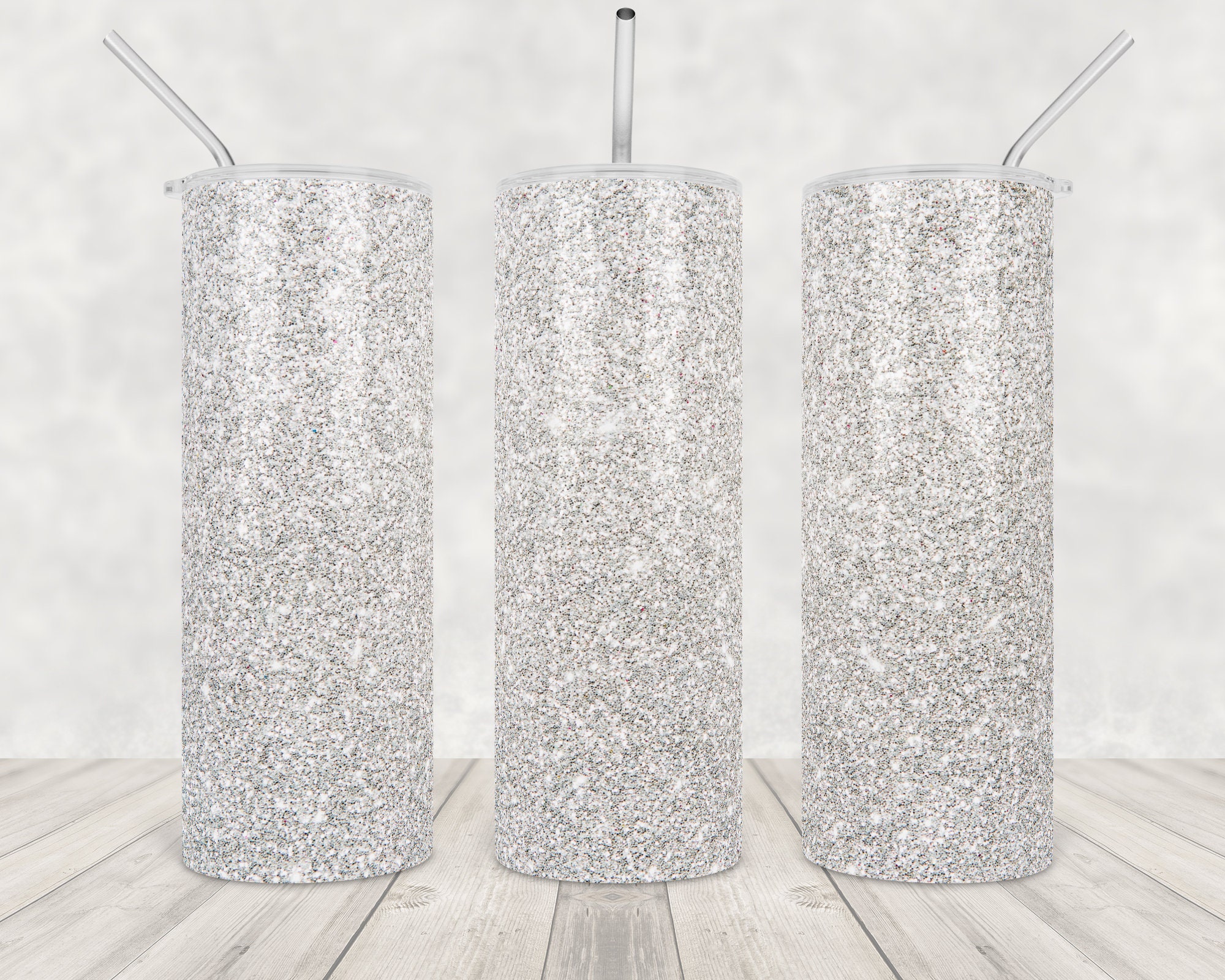 Silver Glitter Mármol Sublimation Design Tumbler 20oz Skinny Etsy España