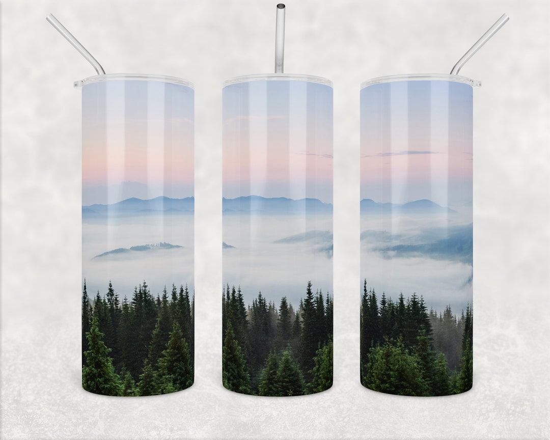 Forest Tumbler Png Wrap Design Sublimation 20oz Skinny Tumbler - Etsy