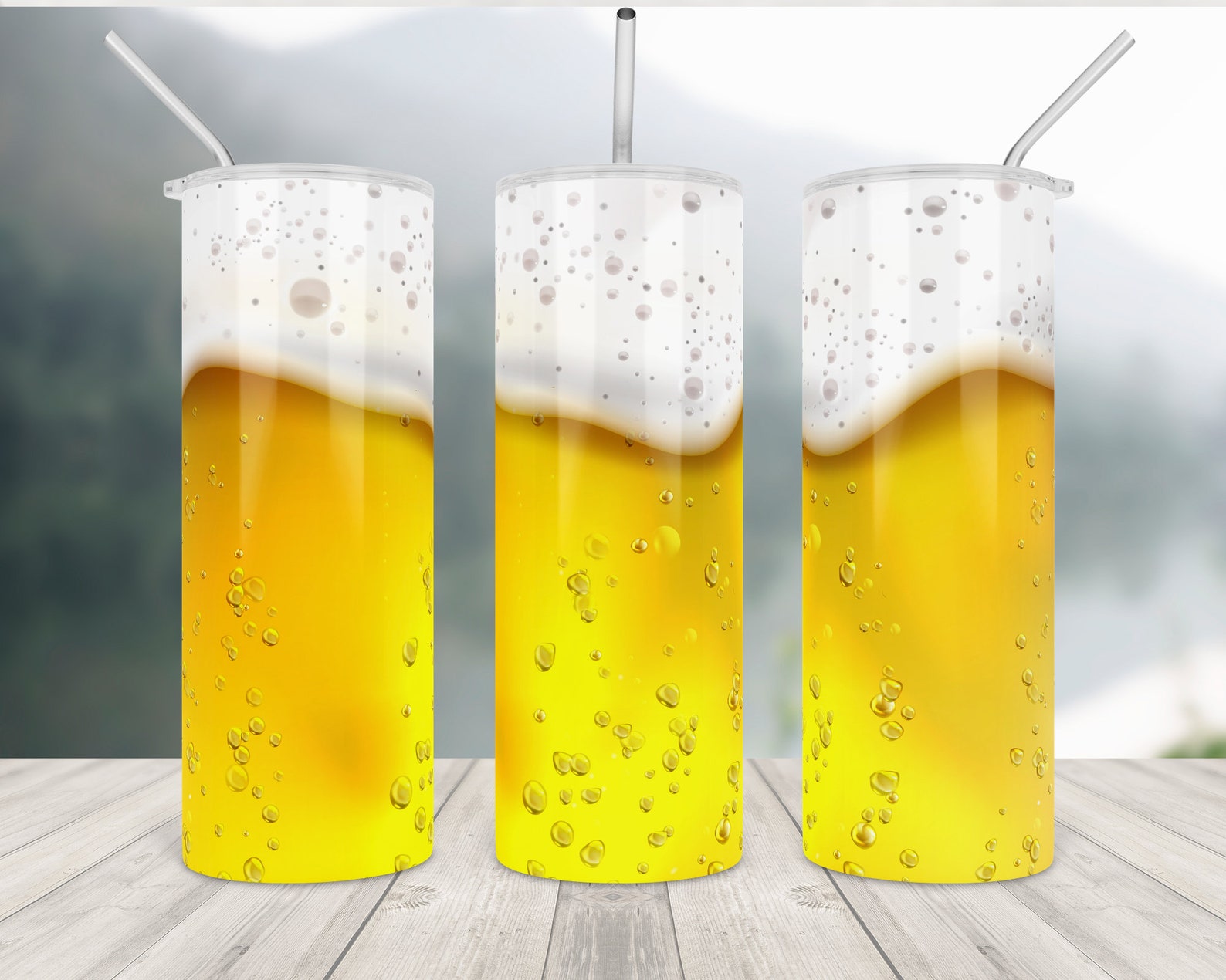 Beer Tumbler Wrap Sublimation Alcohol Beer Lover 20oz Skinny Etsy