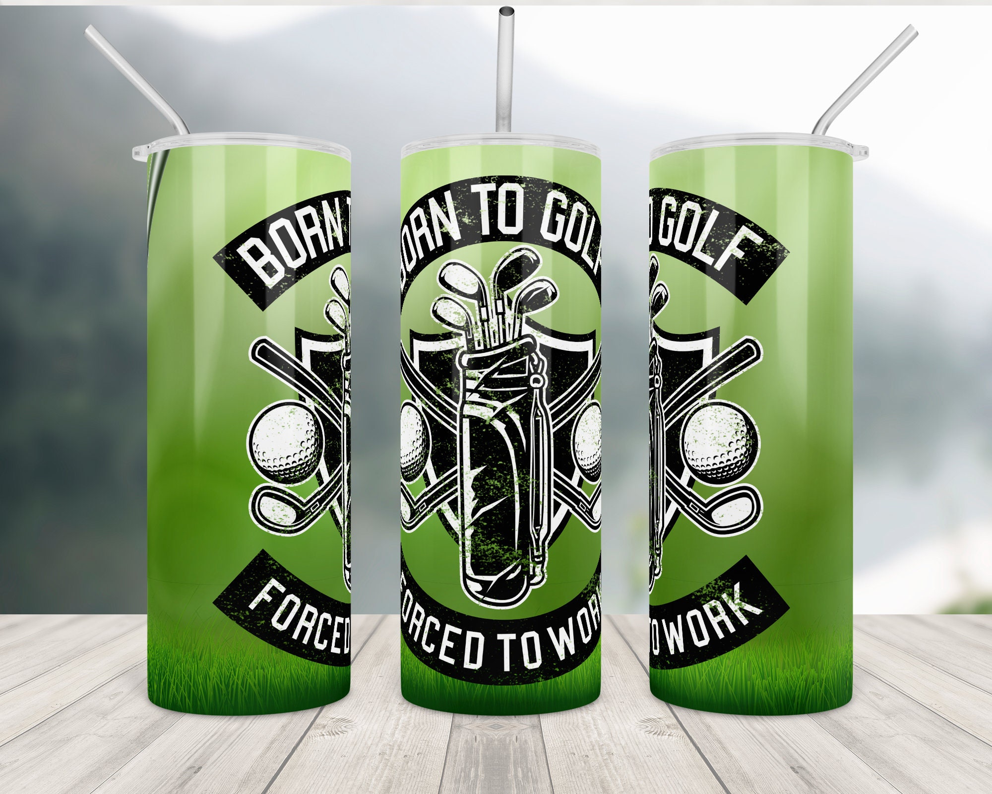Golf Tumbler Wrap Golfer Gift Sublimation Design Golf Gifts Etsy