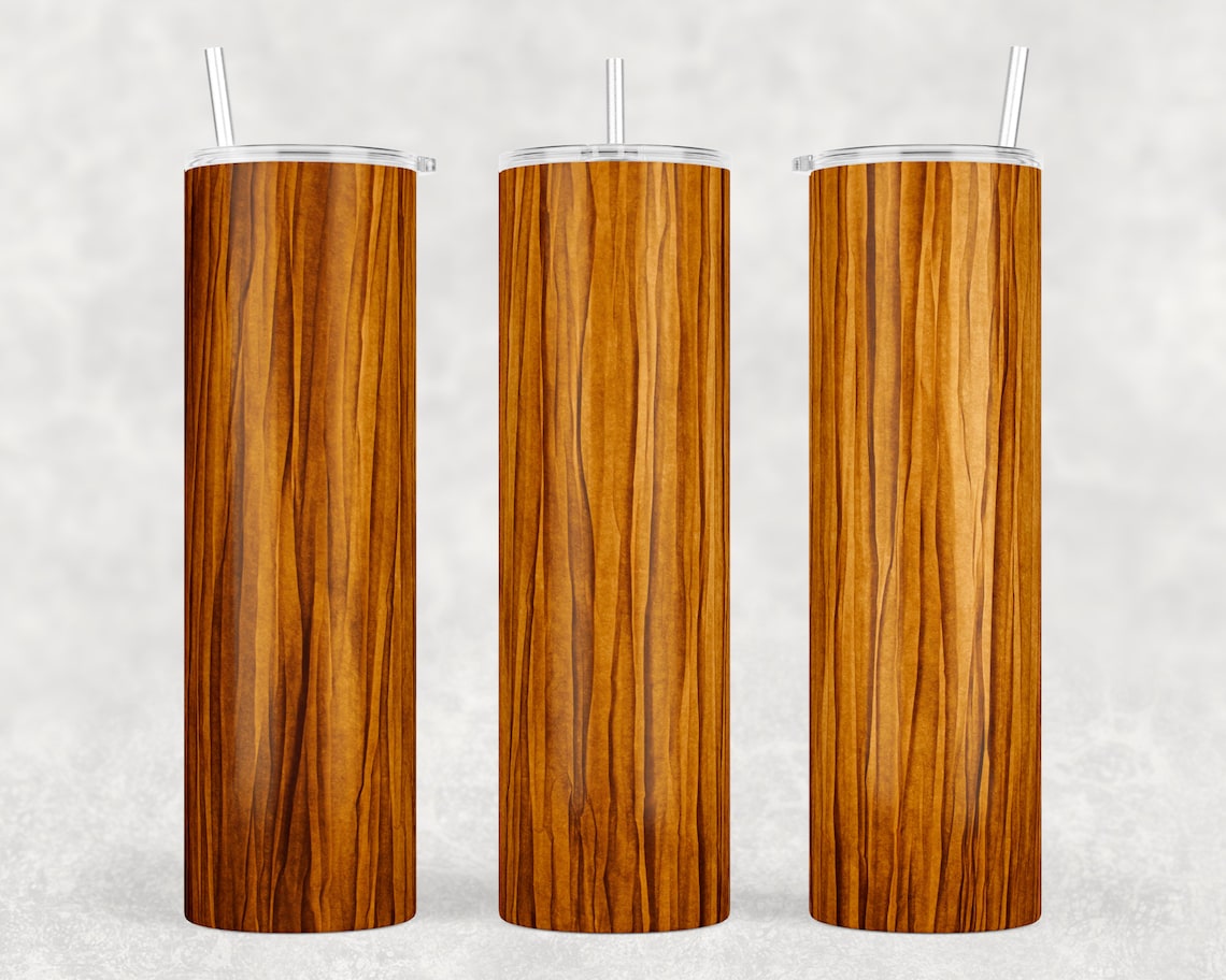 Wood Grain Tumbler Png Design Sublimation 30oz Skinny Tumbler Etsy