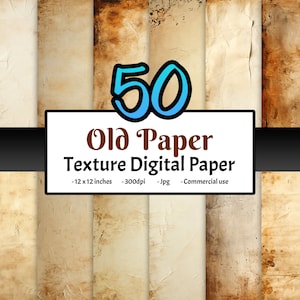 Old Paper Texture Digital Paper | Distressed vintage Grunge paper | Antique Paper background Retro Junk jornal Page Commercial use