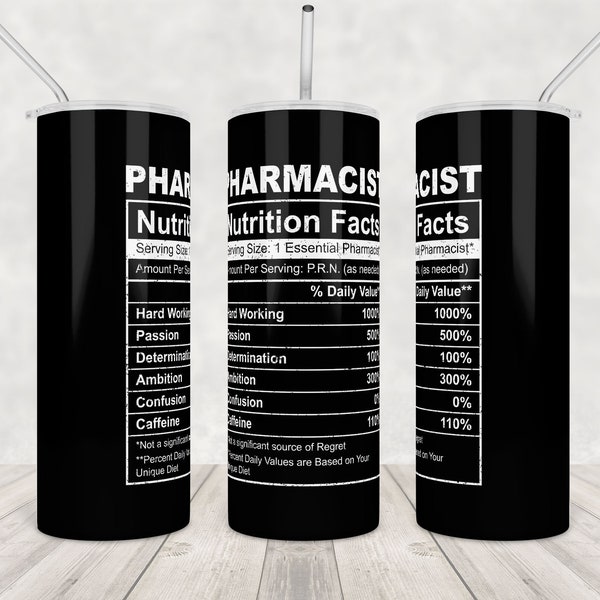 Pharmacy Life Tumbler wrap Png Design 20oz Skinny Tumbler, Sublimation PNG, Pharmacist Gift, Medical Drug Dealer Tumbler PN Commercial use