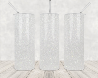 White Glitter Tumbler png Sublimation Design Tumbler 20oz Skinny tumbler Silver Tumbler Design Tumbler DESIGN gray Sublimation Marble
