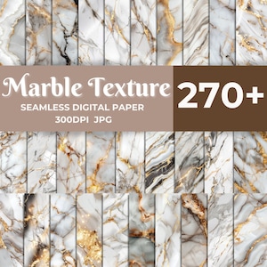 270 Seamless design Marble Texture Printable Bundle Digitales Papier 12 Zoll Textur schwarz weiß Gold Digitaler Download Kommerzielle Nutzung
