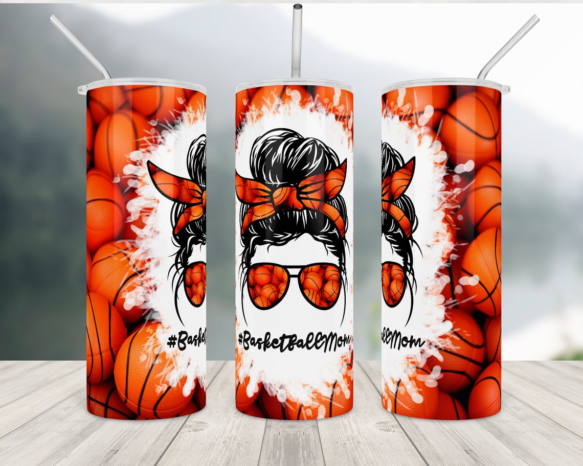 Basketball Mom tumbler sublimation Design Download for kid Etsy