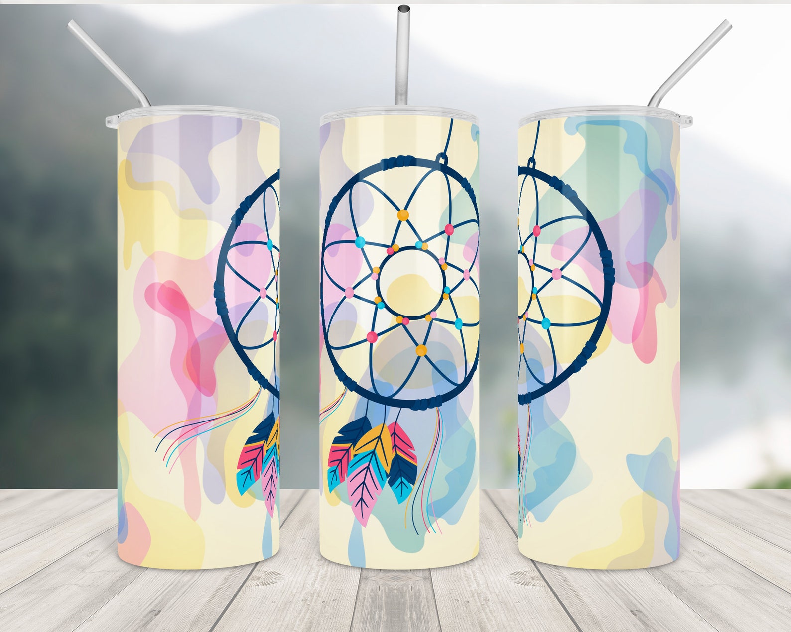 Dreamcatcher tumbler wrap Sublimation 20oz Skinny tumbler Etsy