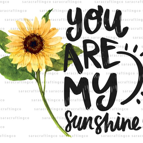 You Are My Sunshine SVG - Etsy