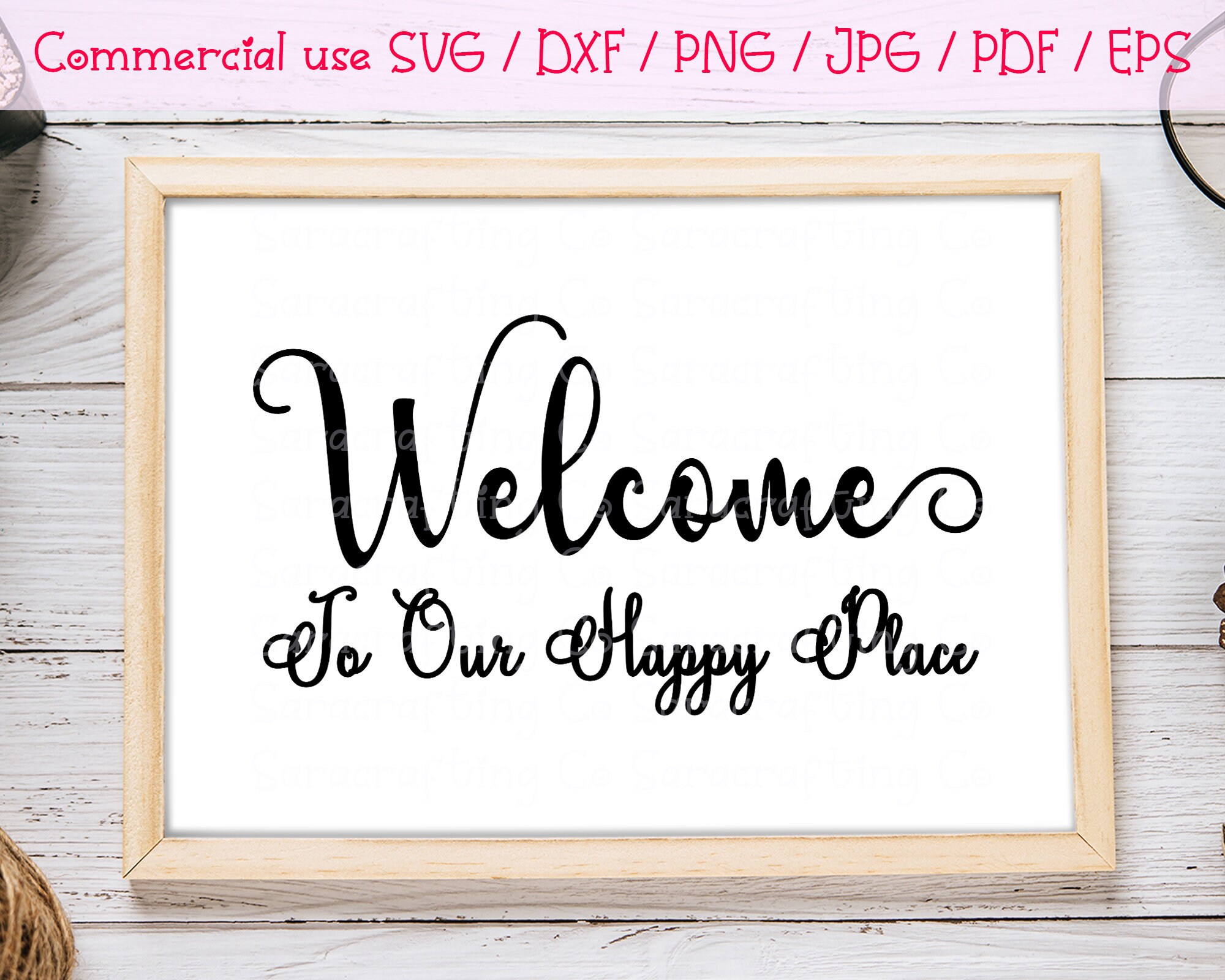 to our happy place Svg Files home Sign SVG Rv happy Etsy