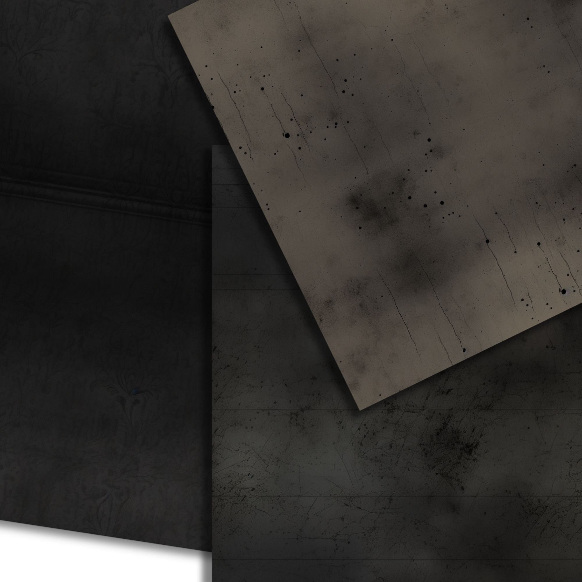 250+ Seamless Black Distressed Texture Digital Paper 12 Inches Texture ...