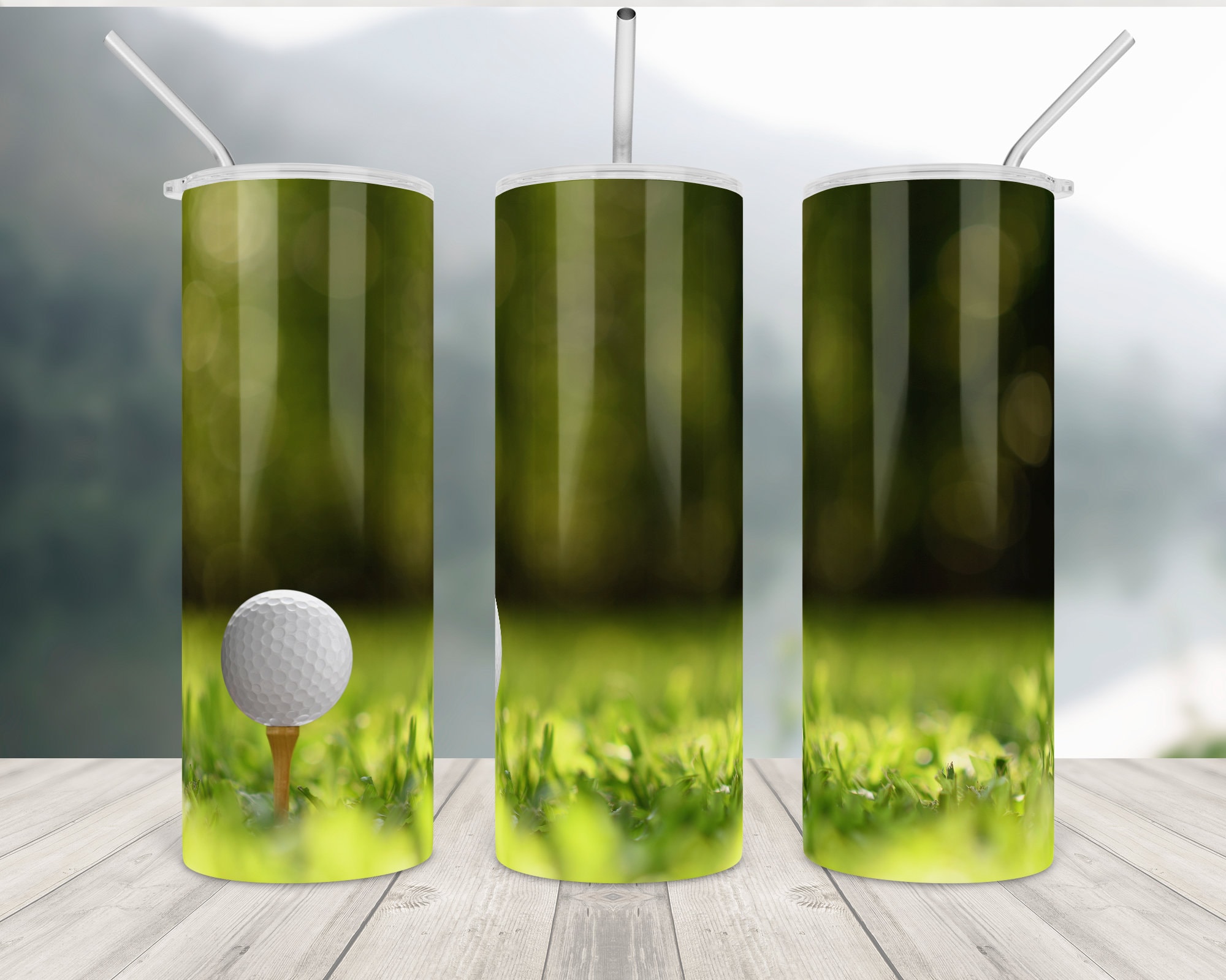 Golf Tumbler Wrap Golfer Gift Sublimation Design Golf Gifts Etsy