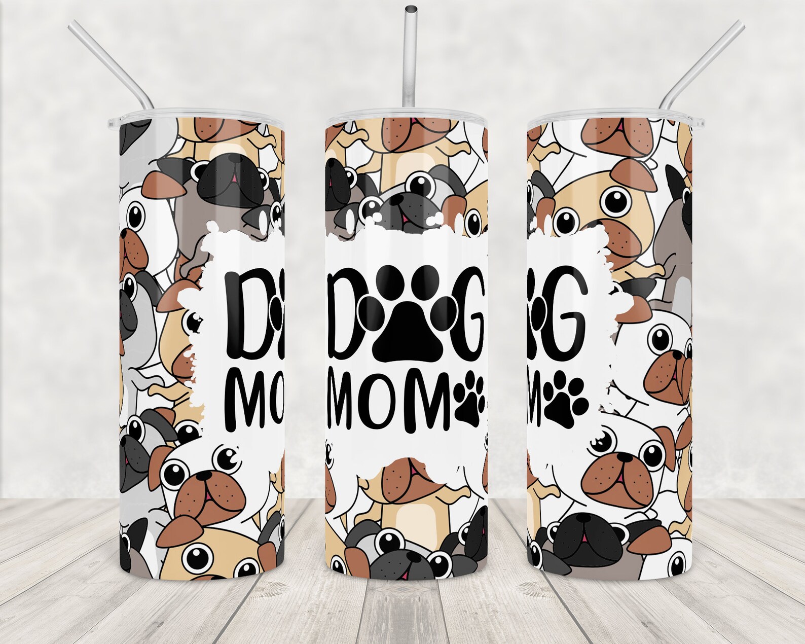 Dog Mom Tumbler Png for 20 Oz Skinny Dog Tumbler Sublimation Etsy