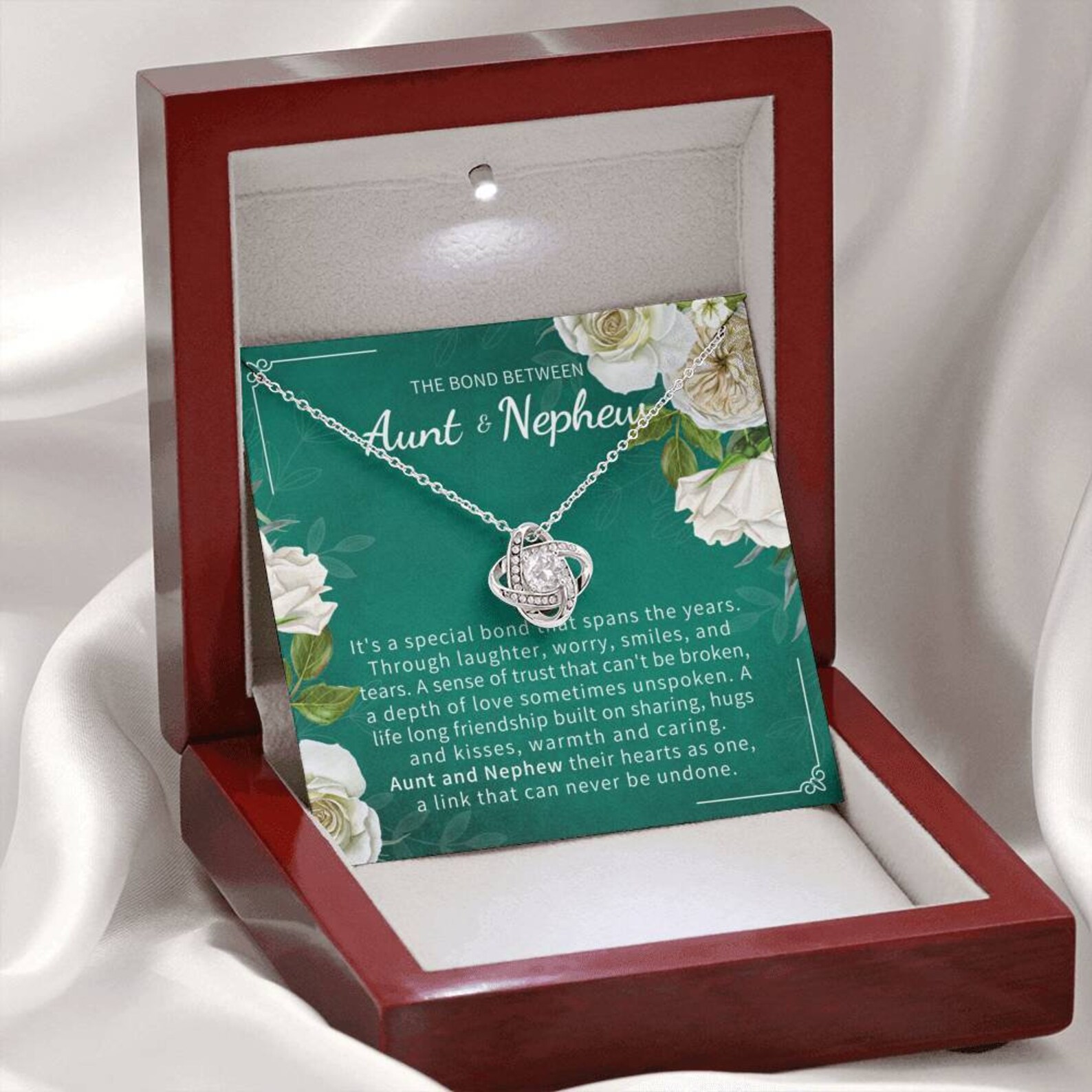 Aunt Gift From Nephew Aunt Gifts From Nephew Aunt Necklace | Etsy