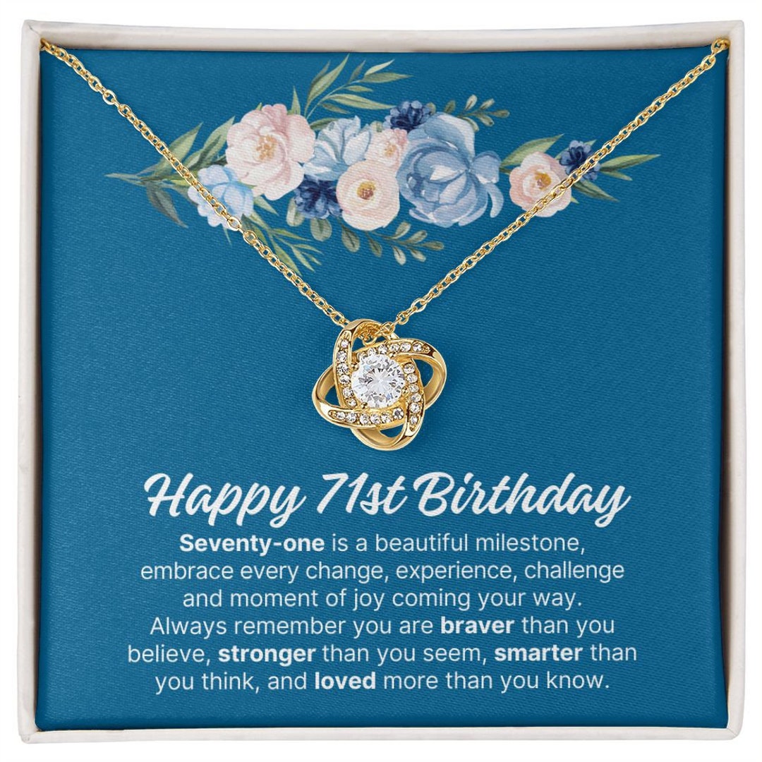 71st Birthday Gifts for Women Happy 71st Birthday Gift for Her 71 Year ...