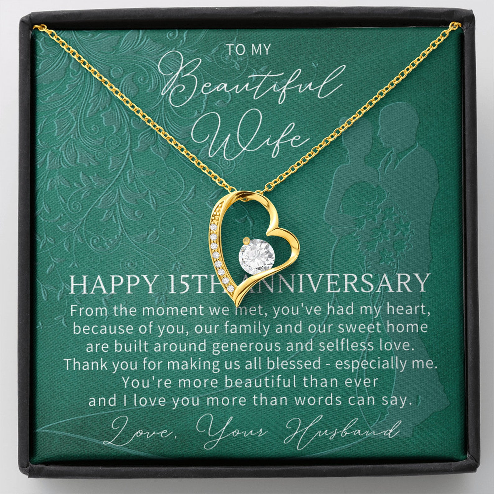 15 Year Anniversary Gift Ideas 15th Anniversary Gift For Her Etsy