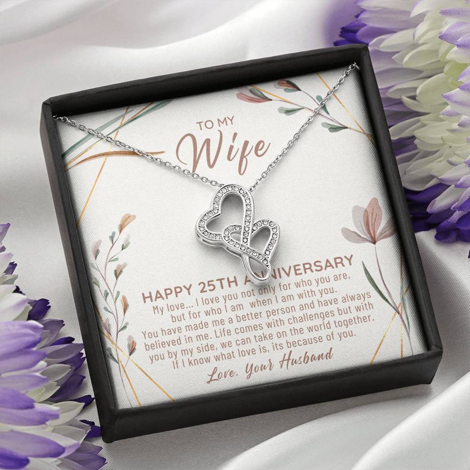 Cadeau du 25e anniversaire de mariage pour sa femme cadeaux Etsy