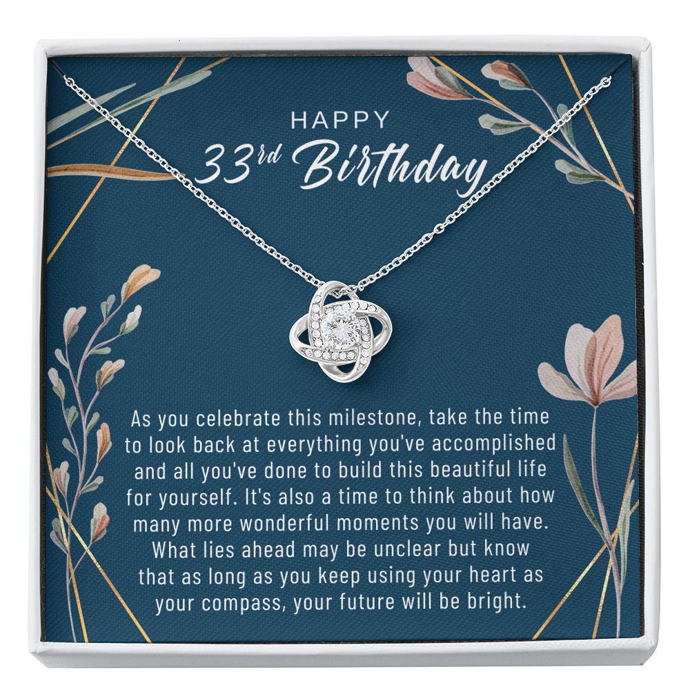 Personalized 33rd Birthday Gift For Her 33rd Birthday Gifts | Etsy
