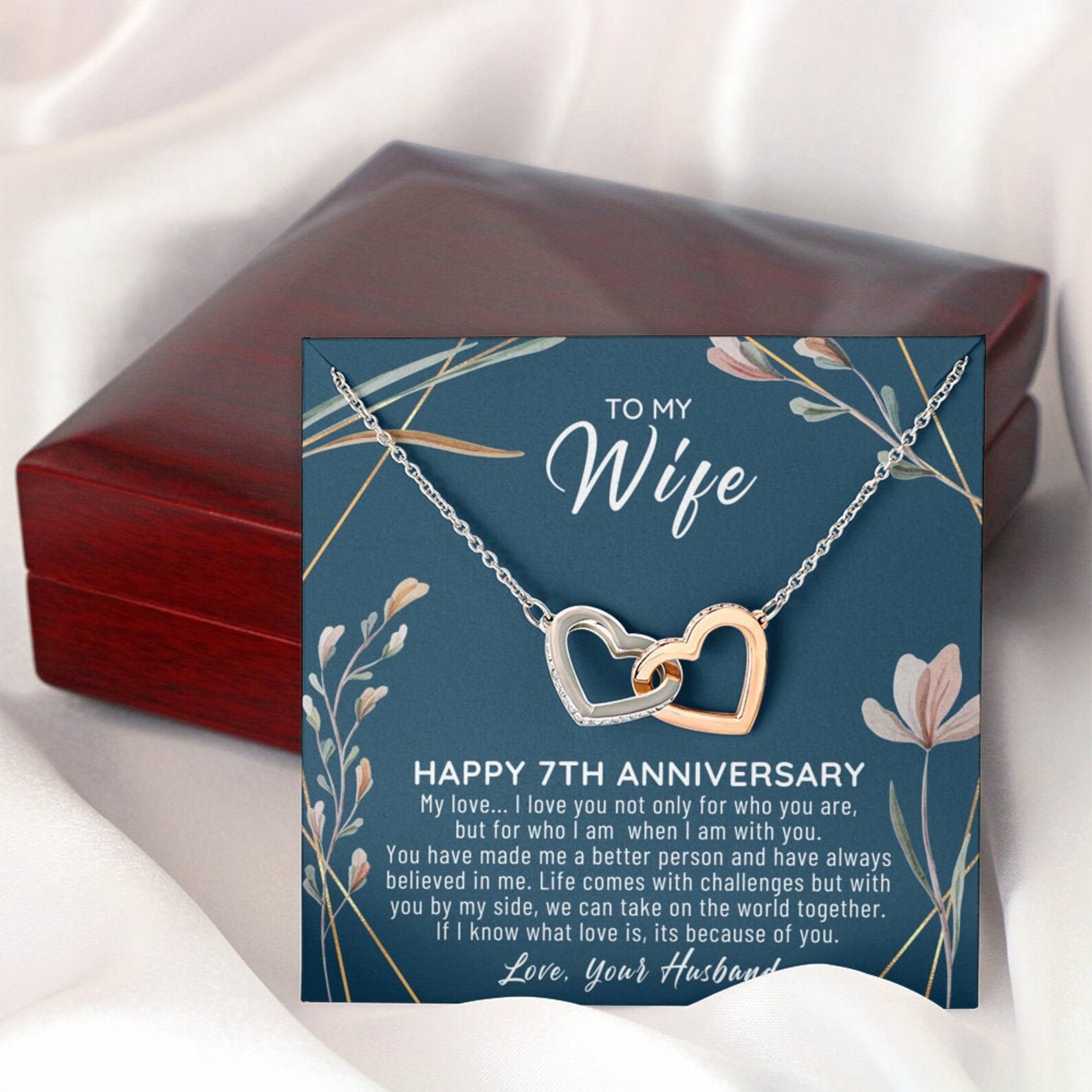 7th Anniversary Gift for Wife 7 Year Anniversary Gifts 7th Etsy Canada