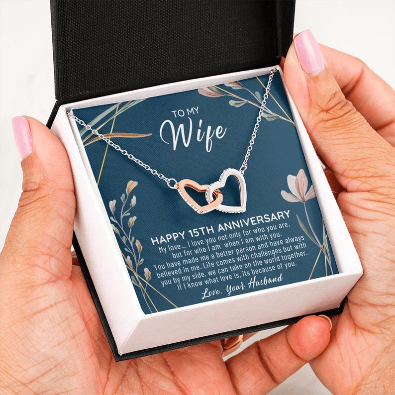 15 Year Wedding Anniversary Gifts 15th Anniversary Gift For Wife 15 Year Anniversary Gifts