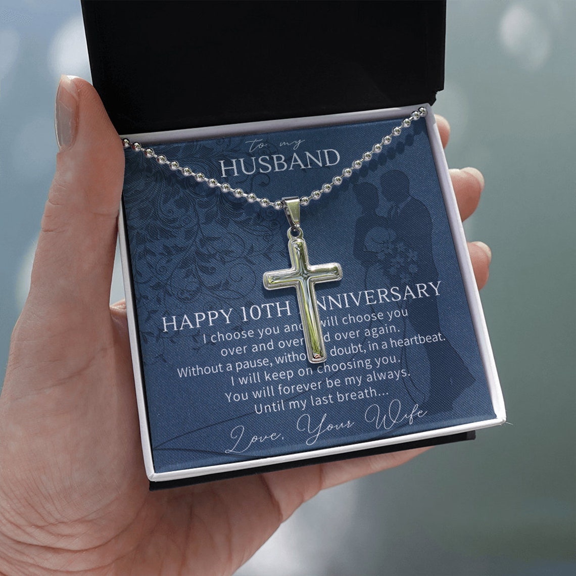 Personalized 10 Year Anniversary Gift for Husband 10th Etsy