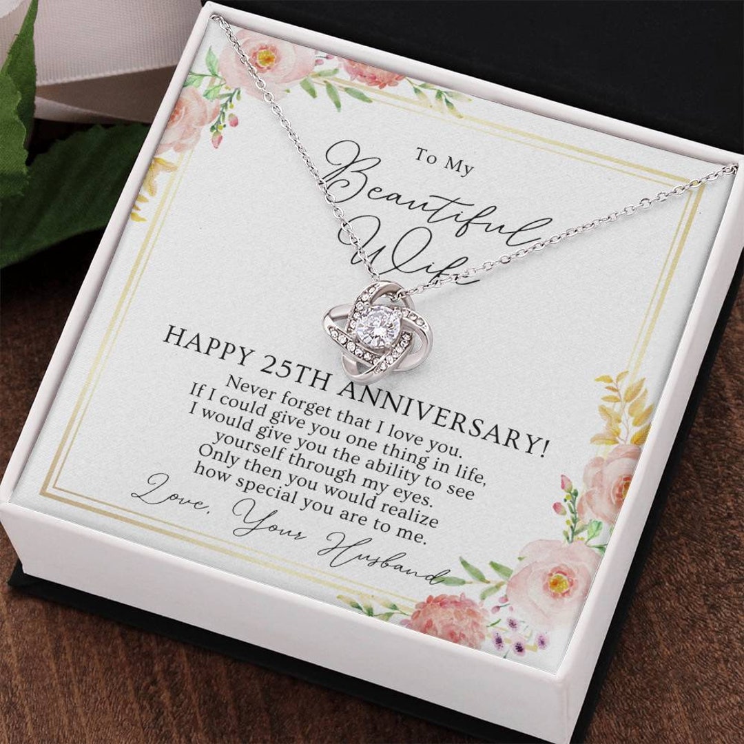 25th Wedding Anniversary Gift for Wife 25th Anniversary Etsy