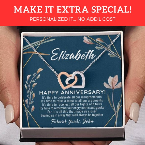 5th Anniversary Gift PERSONALIZED 5 Year Wedding Anniversary Gifts