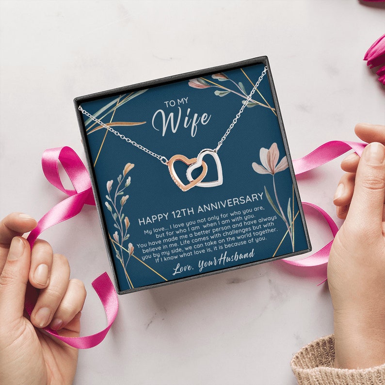 12 Year Anniversary Gift Ideas 12th Anniversary Gift For