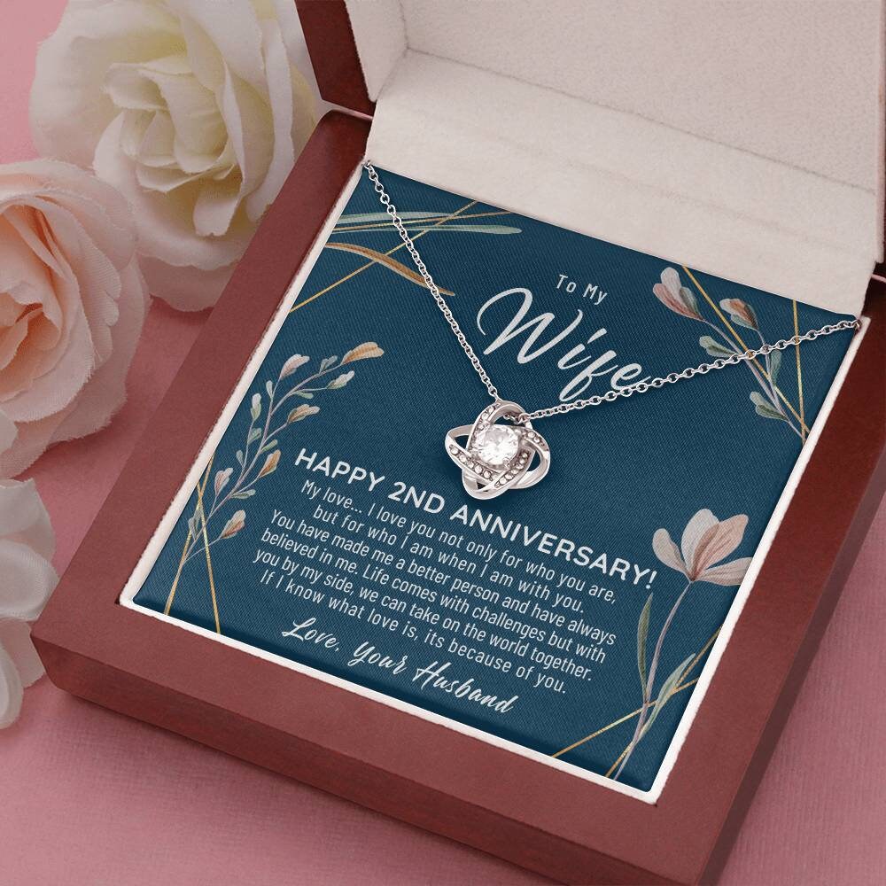 2nd Anniversary Gift For Wife, 2 Years Anniversary Gifts, 2nd Wedding –  Juejoy
