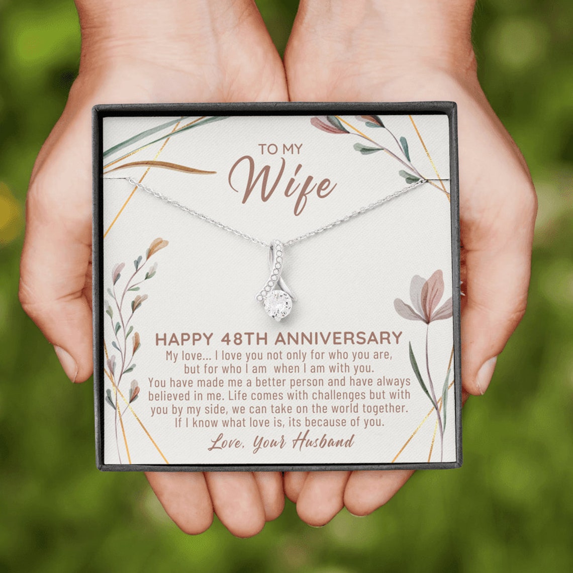 48Th Wedding Anniversary Gift For Wife 48Th Anniversary | Etsy