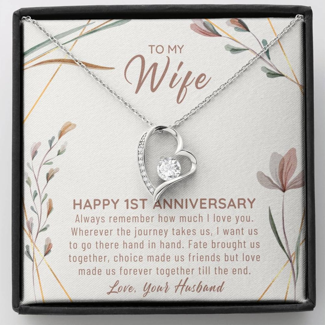 1st Anniversary Gift for Wife 1 Year Wedding Anniversary