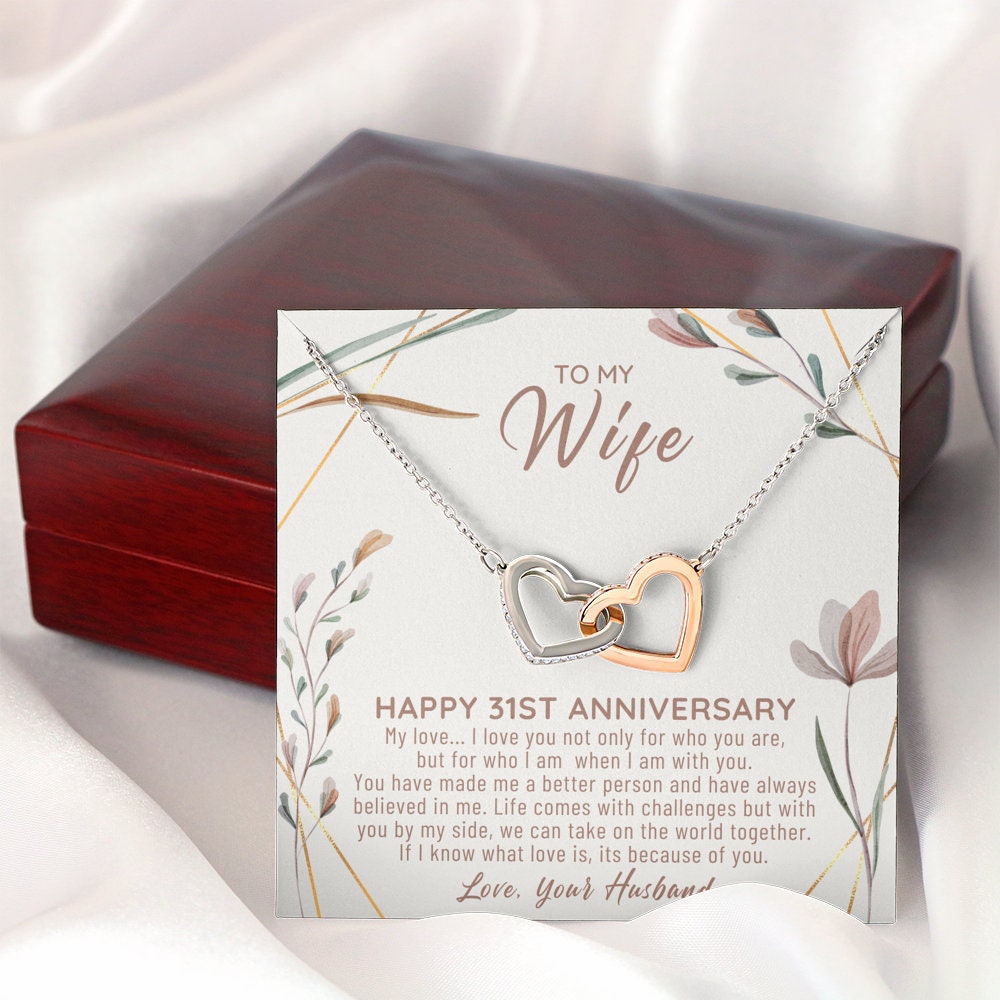 31st Wedding Anniversary Gift For Wife 31st Anniversary Etsy
