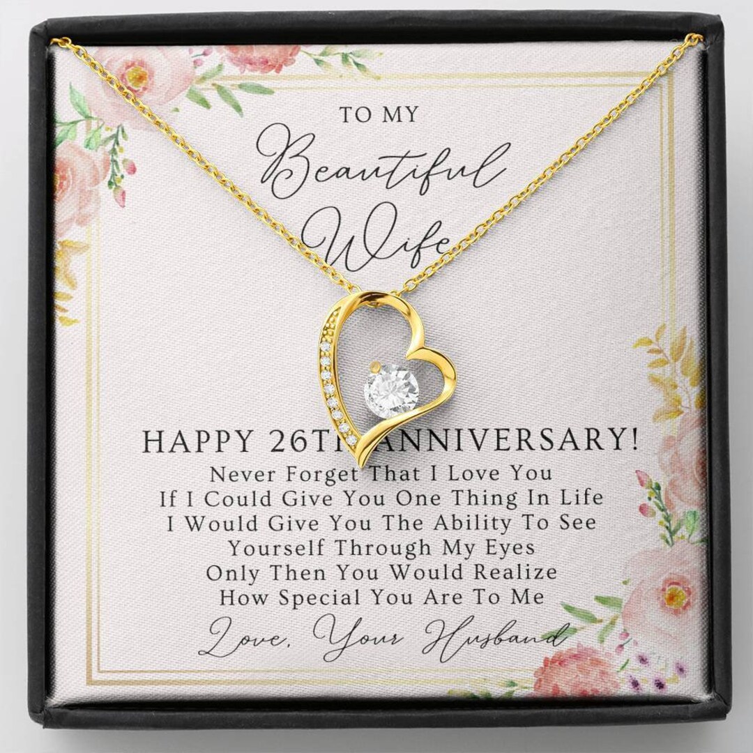 Buy 26Th Anniversary Gift For Wife 26 Year Wedding Anniversary Online In  India - Etsy