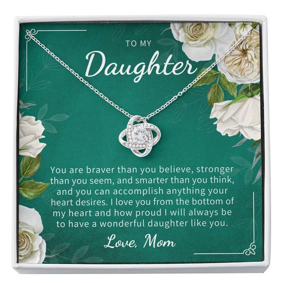 To My Daughter Gift From Mom Daughter Gifts Gift For Etsy