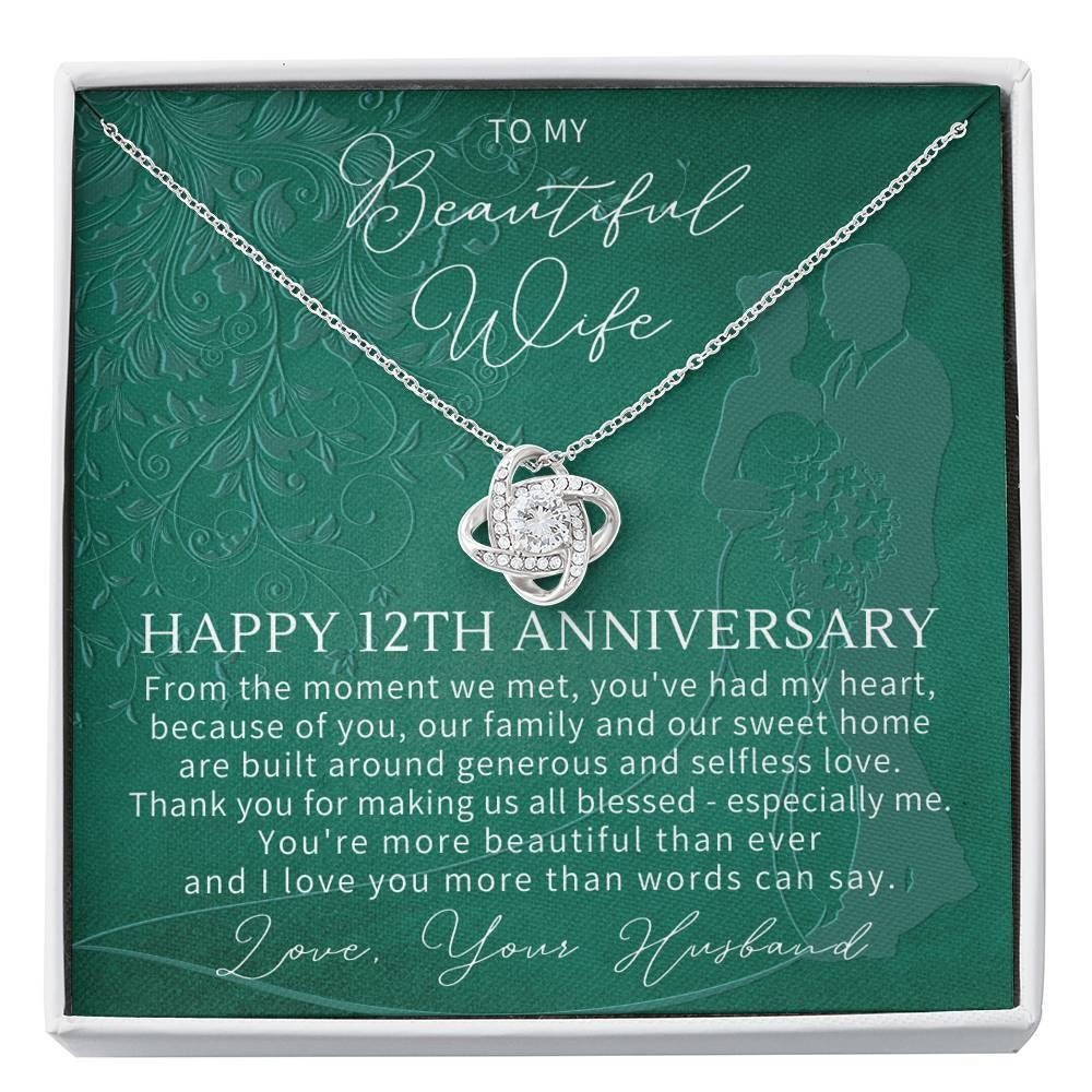 12 Year Anniversary Gift Ideas 12th Anniversary Gift For