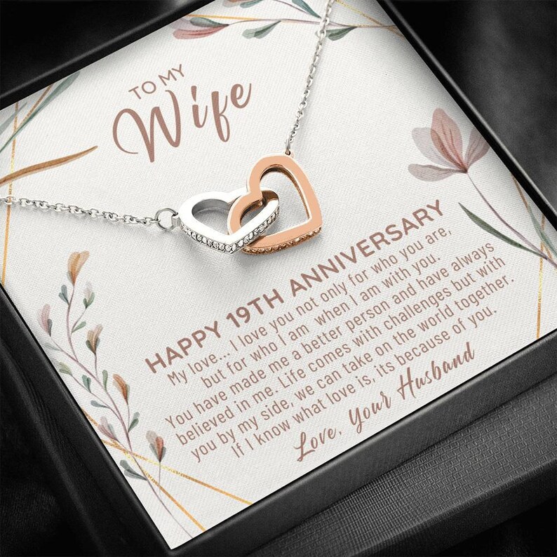 19 Year Anniversary Gift For Wife 19 Year Anniversary