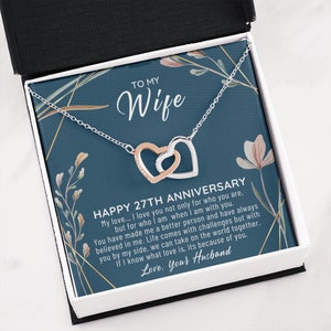 Cadeau Danniversaire De Mariage 27th Pour Femme Cadeaux De Etsy Canada