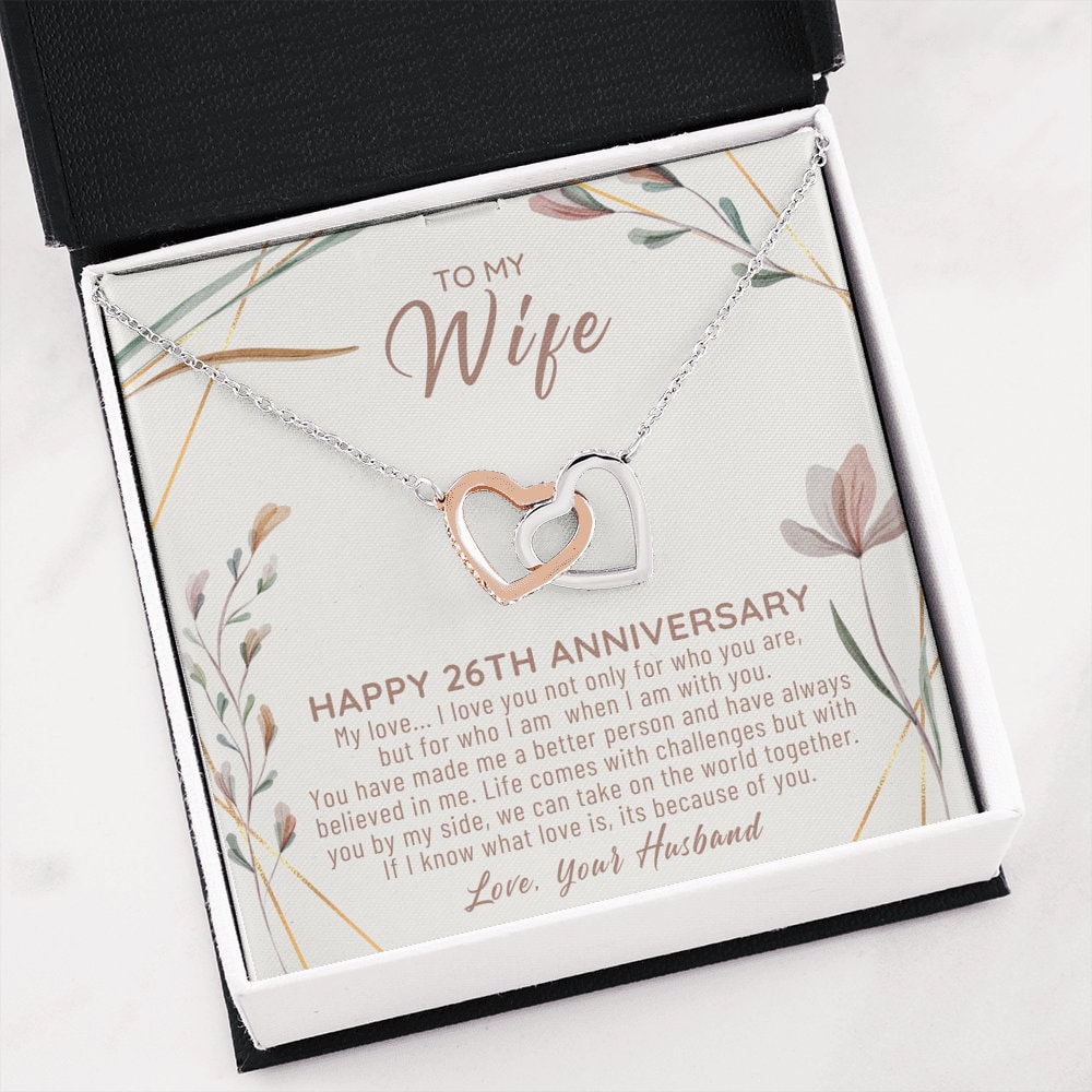 26th Wedding Anniversary Gift For Wife 26th Anniversary Etsy