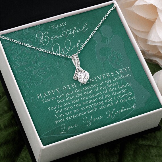 9 Year Anniversary Gifts 9th Anniversary Gift for Her 9th Etsy