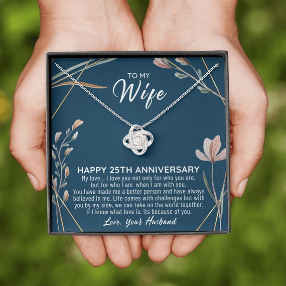 25th Wedding Anniversary Gift for Wife 25th Anniversary - Etsy